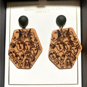 Christian Siriano Love All Earrings NIB